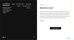 Desktop Screenshot of lesclefsdesaintpierre.org